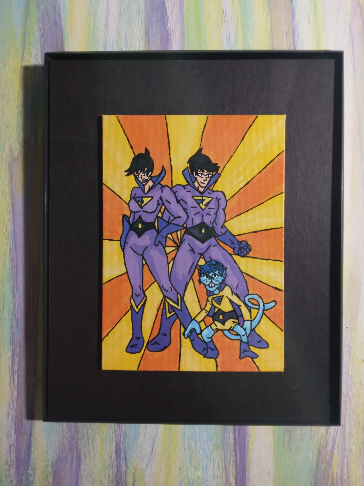 Hand Painted Tributes to DC Comics