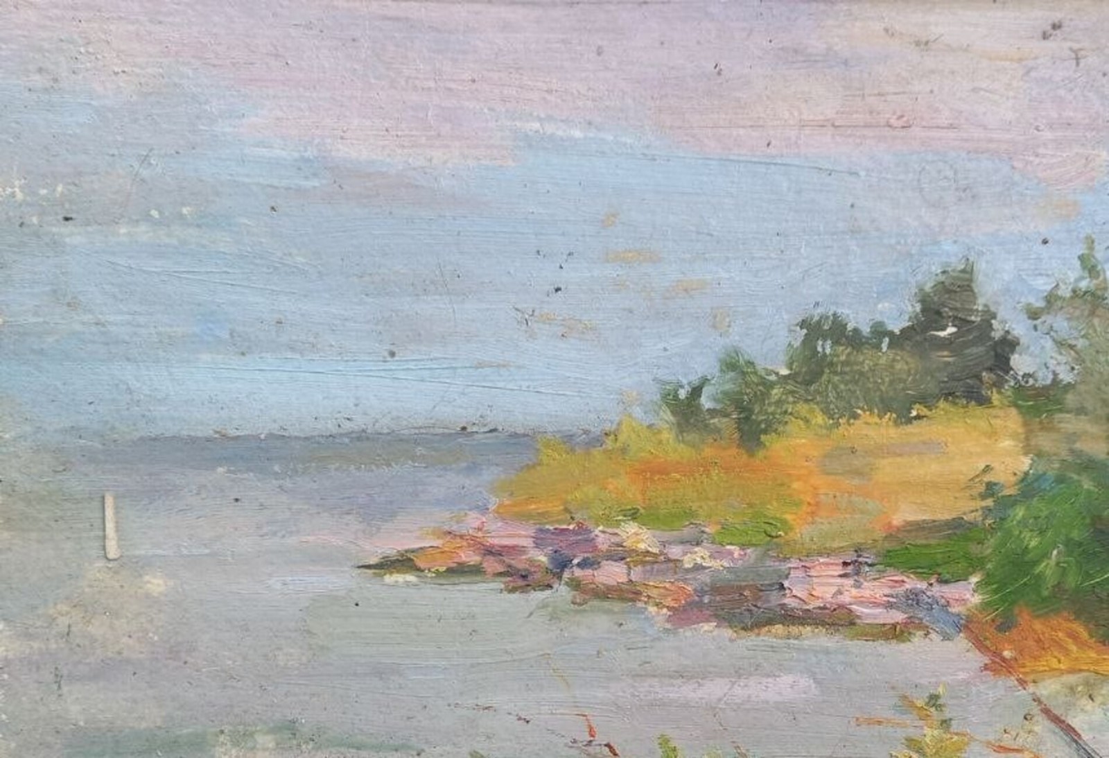 Oil painting Summer Ukrainian painter Unframed Decor original landscape art