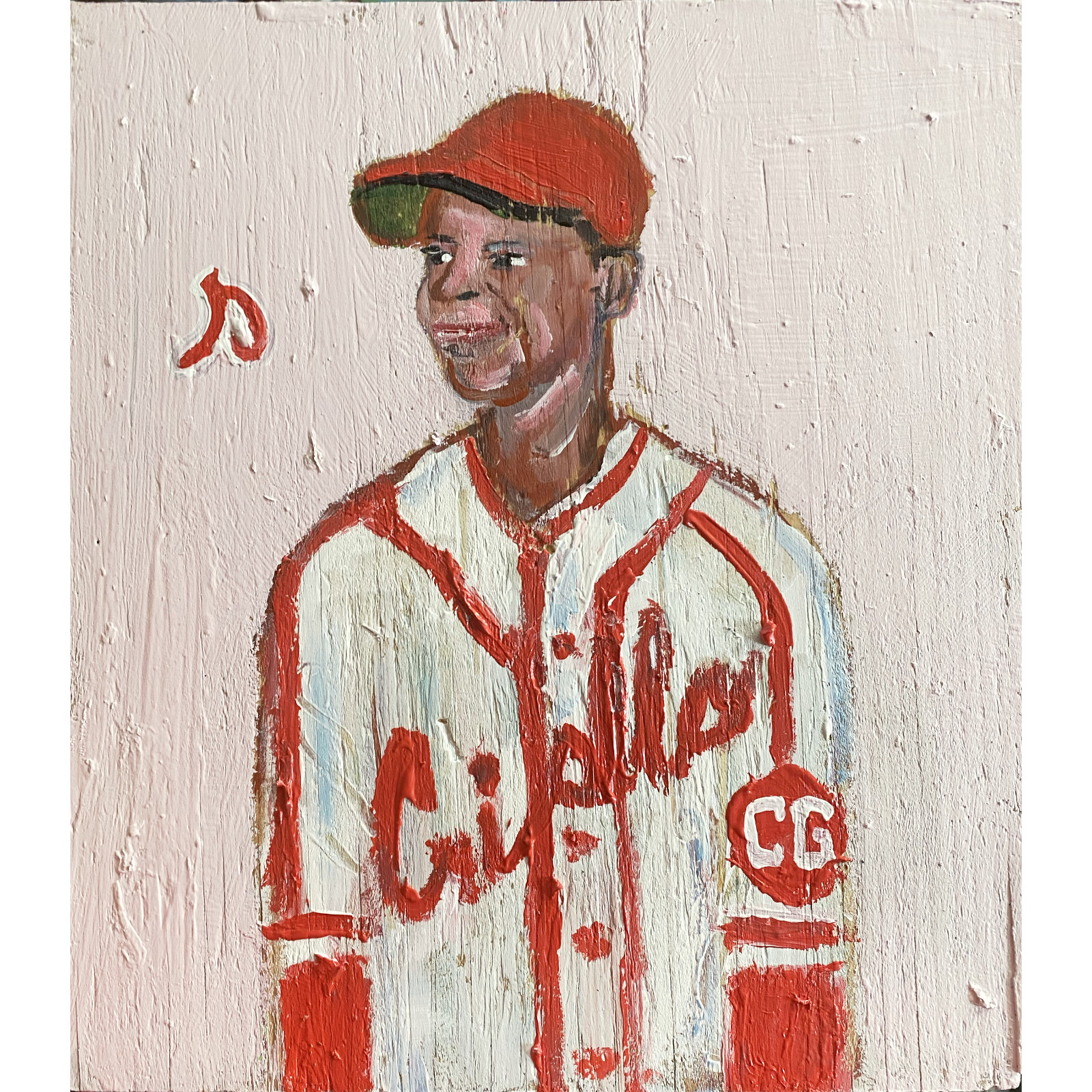Tetelo Vargas – Acrylic on Scrapwood 9x11in @elsantosworld Sergio Santos