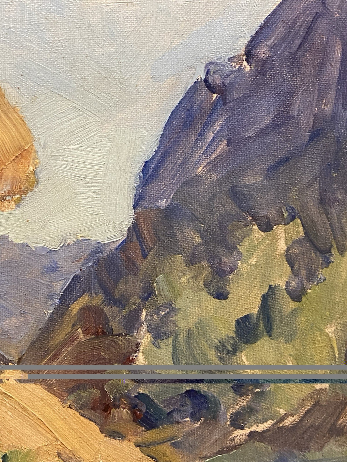 Marjorie Reed(1915-1996) “Navajo Sisters At The Waterhole” Oil on Board Painting