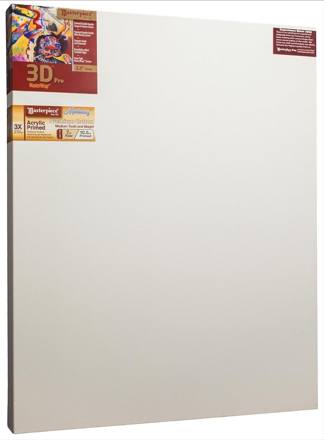 MASTERPIECE Z1DM-1632 3D Pro 2.5″ Monterey 10.5 oz Cotton 16×32