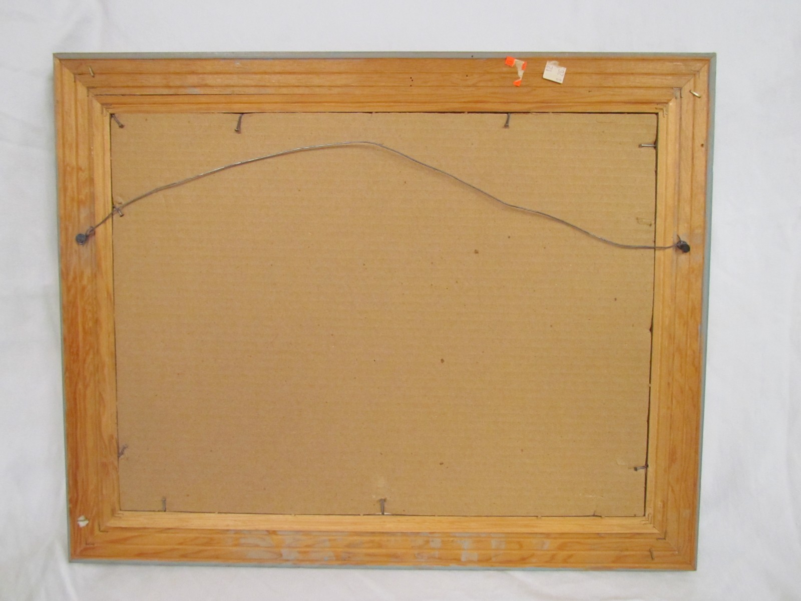 Vintage Framed Paint By Number Snow Capped Mountain Alps Landscape Switzerland