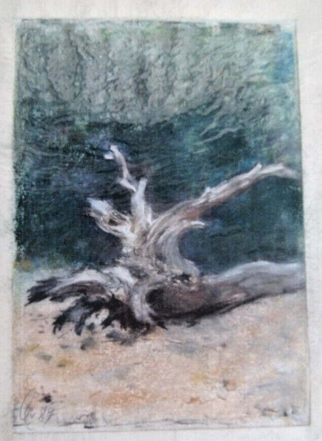 Franz Ehmke*1928 -2018 DDR Painter Tree Stump ‘The Octopus’ at Summter Lake