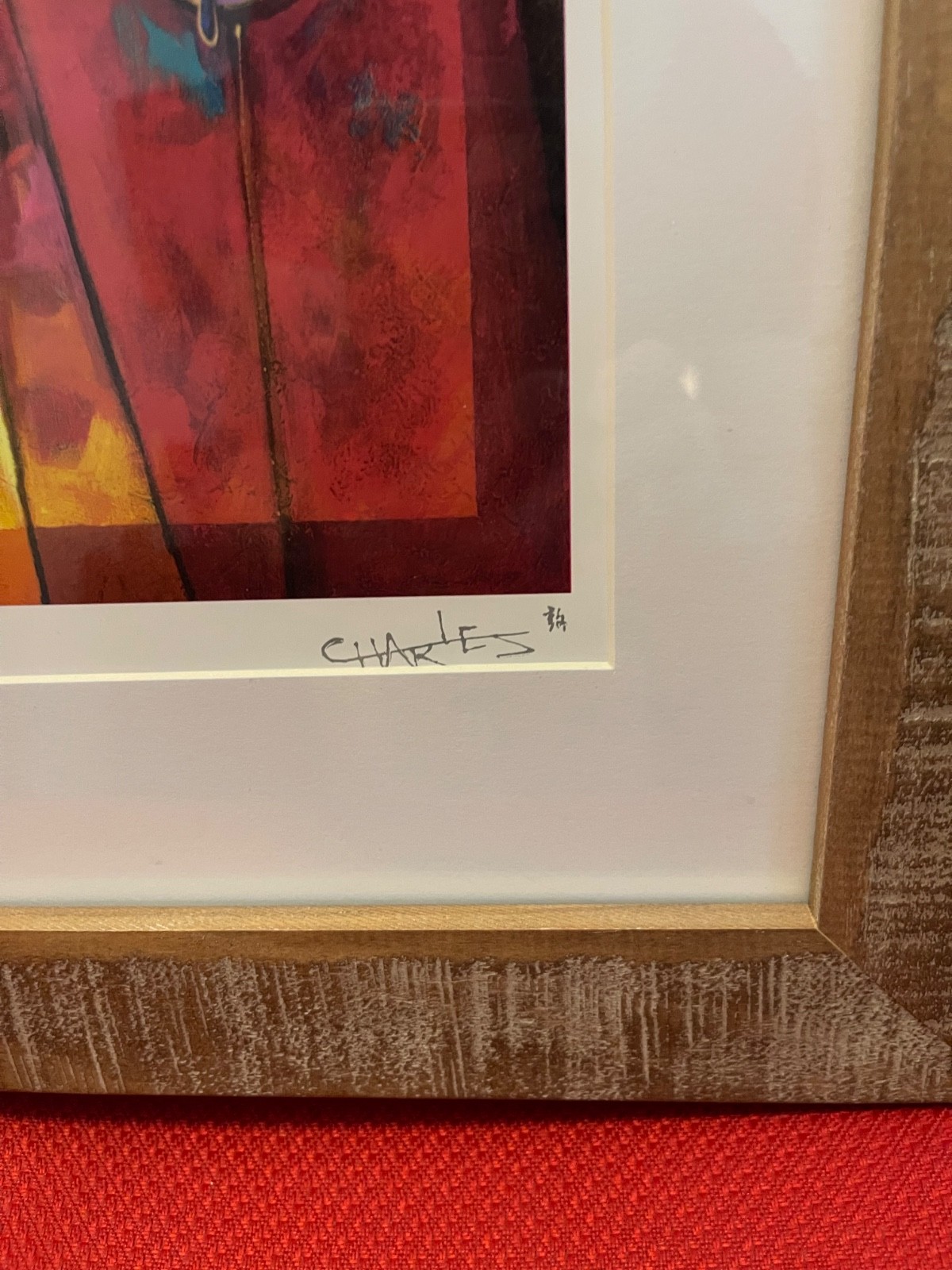 Charles Lee «Duet Night» Seriolithograph on Archival paper Signed by Artist