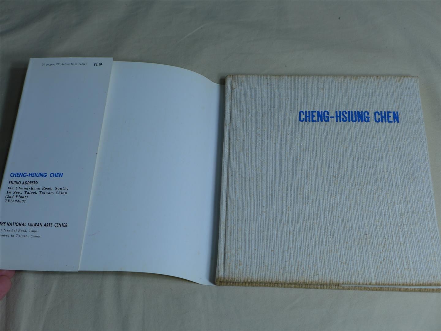 CHENG-HSIUNG CHEN *Signed* Paintings by Contemporary Chinese Artist 1969 HC+DJ