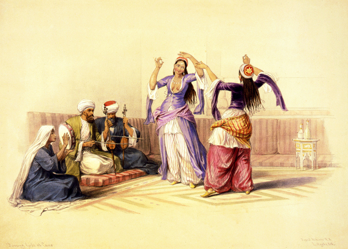 perfect 36×24 oil painting handpainted on canvas» Dancing girls «@8996