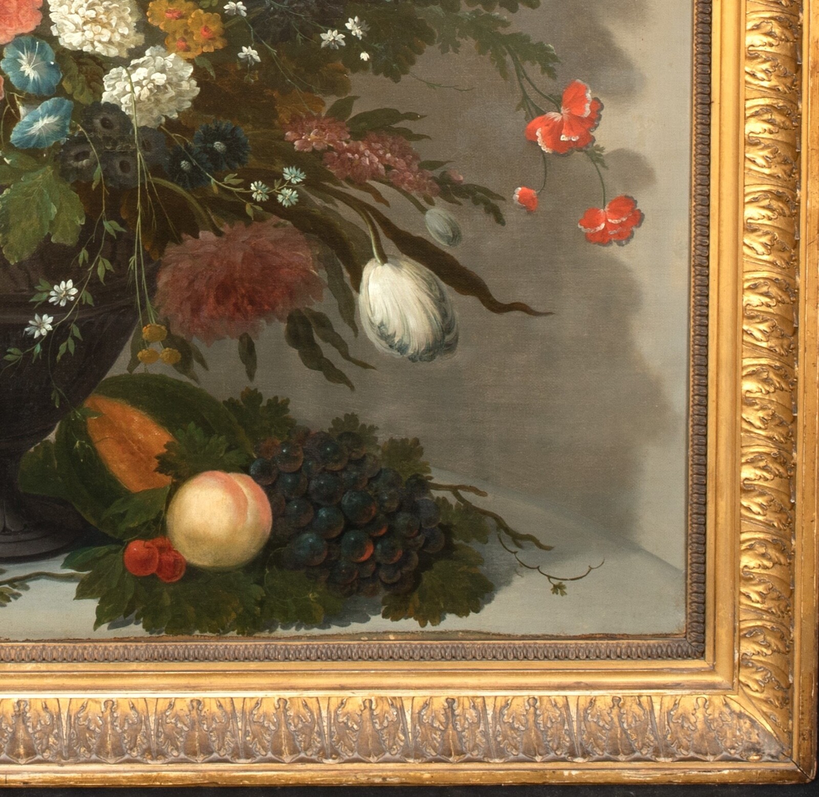 Large 18th Century Dutch Old Master Still Life Flowers – Jan VAN OS (1744-1808)