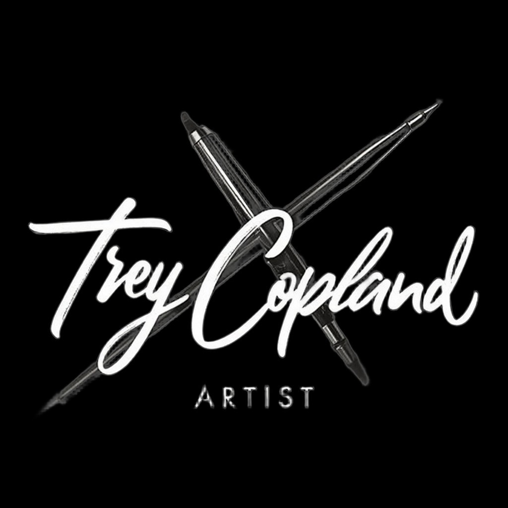 Trey Coppland, TREY Abstract Self Portrait Acrylic, 24+34 in, 2026, Signed