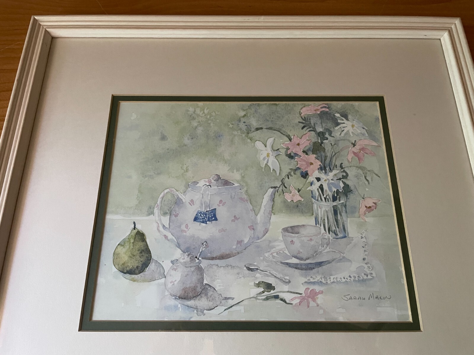 Framed Art Watercolor Litho Print by Sarah Malin