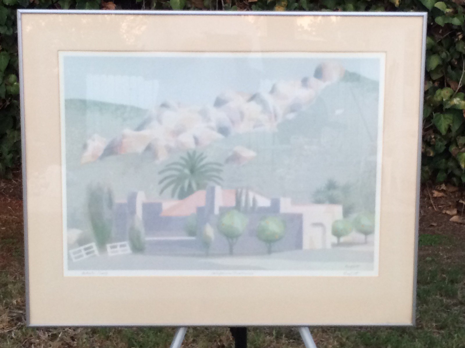 WILLIAM BUFFETT «California Foothills» AP ARTIST PROOF HAND SIGNED VINTAGE 1980s
