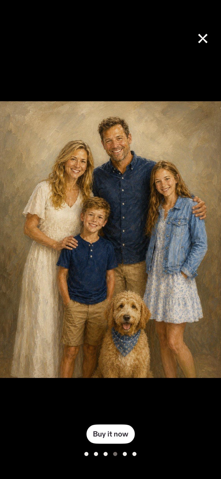 Custom Oil Portrait Painting From Photo | Hand-Painted Canvas Artwork