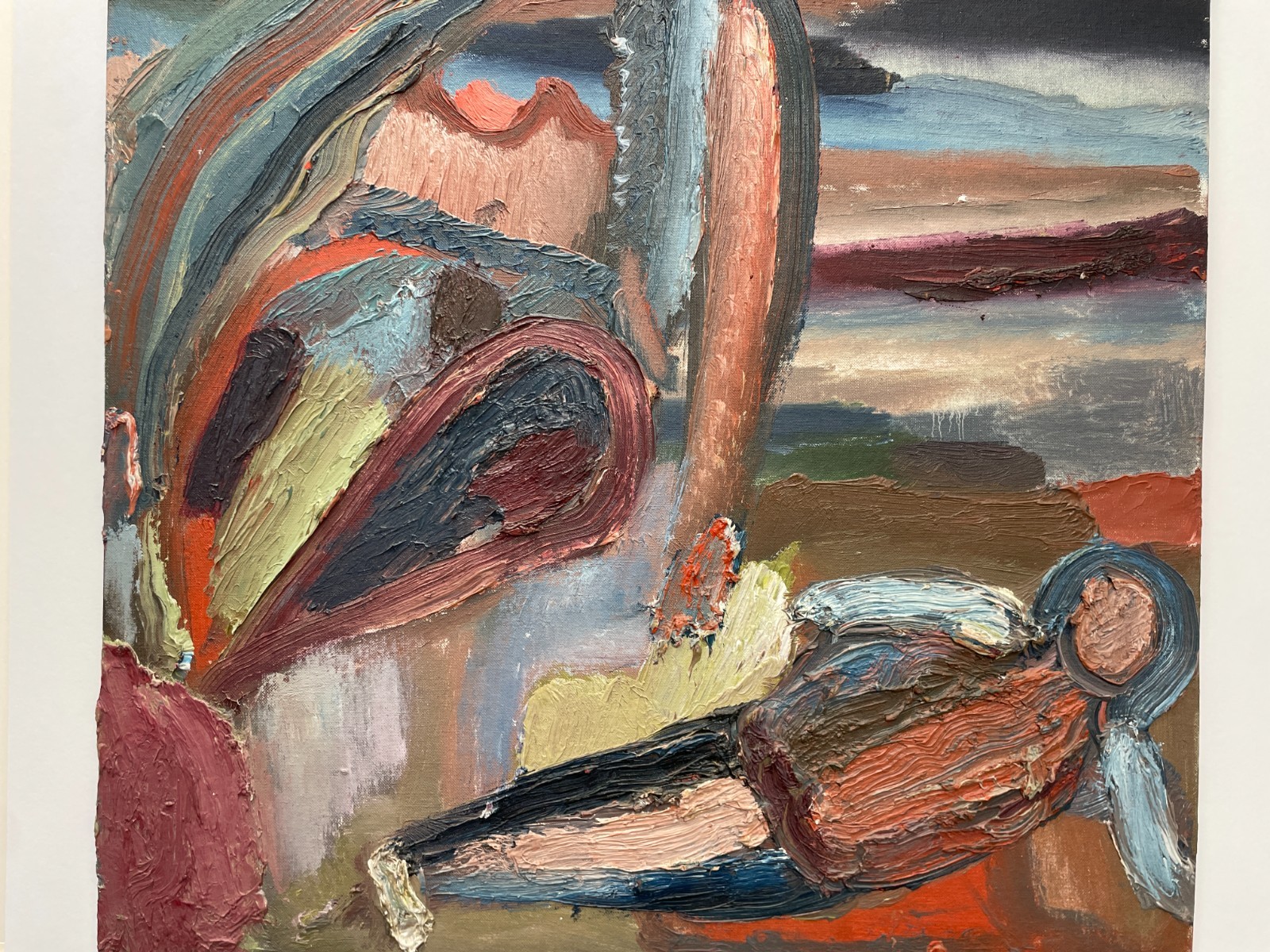 Acrylic Artwork on Art Board «Untitled» 24X30