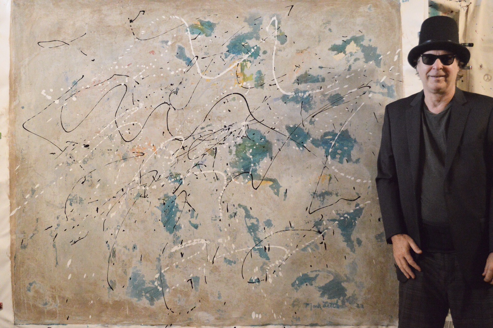 Mark Little, Original, Painting, 72” X 60” Acrylic, Abstract, POP Art, Modern XL