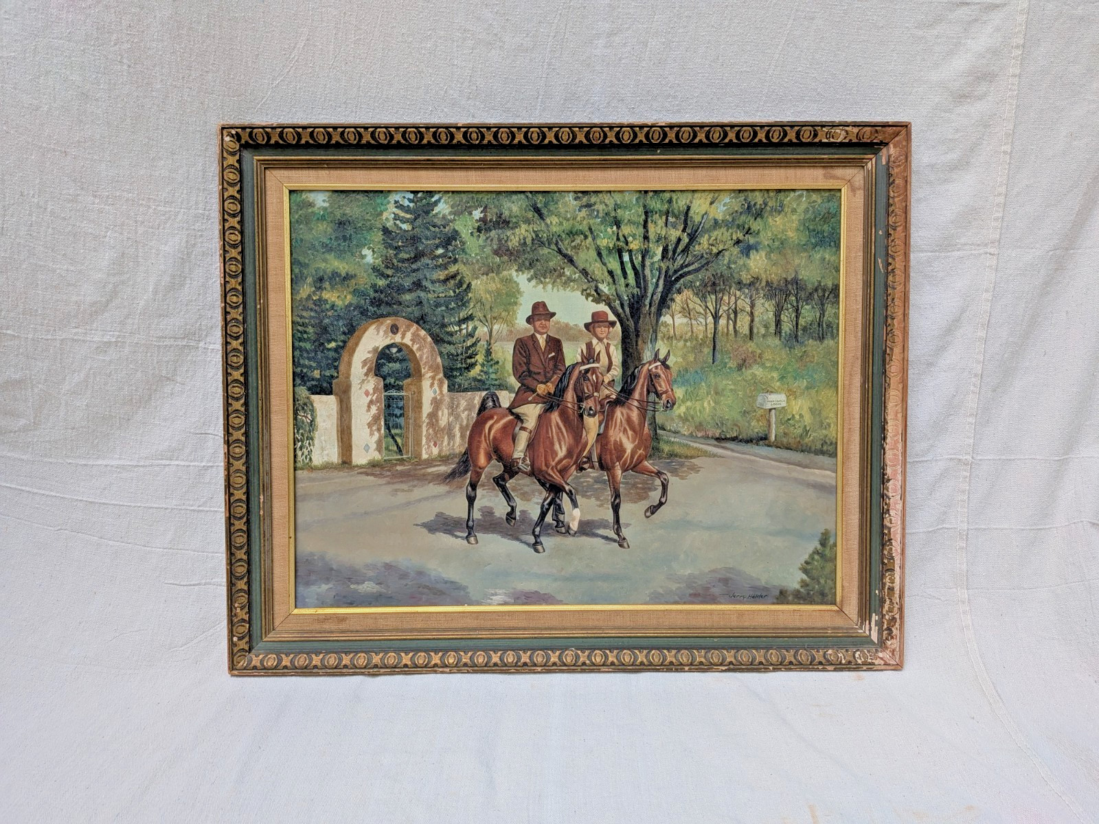 Marigold Lodge Painting Jerry Helder Holland Michigan Margaret Mary Jayne Gold