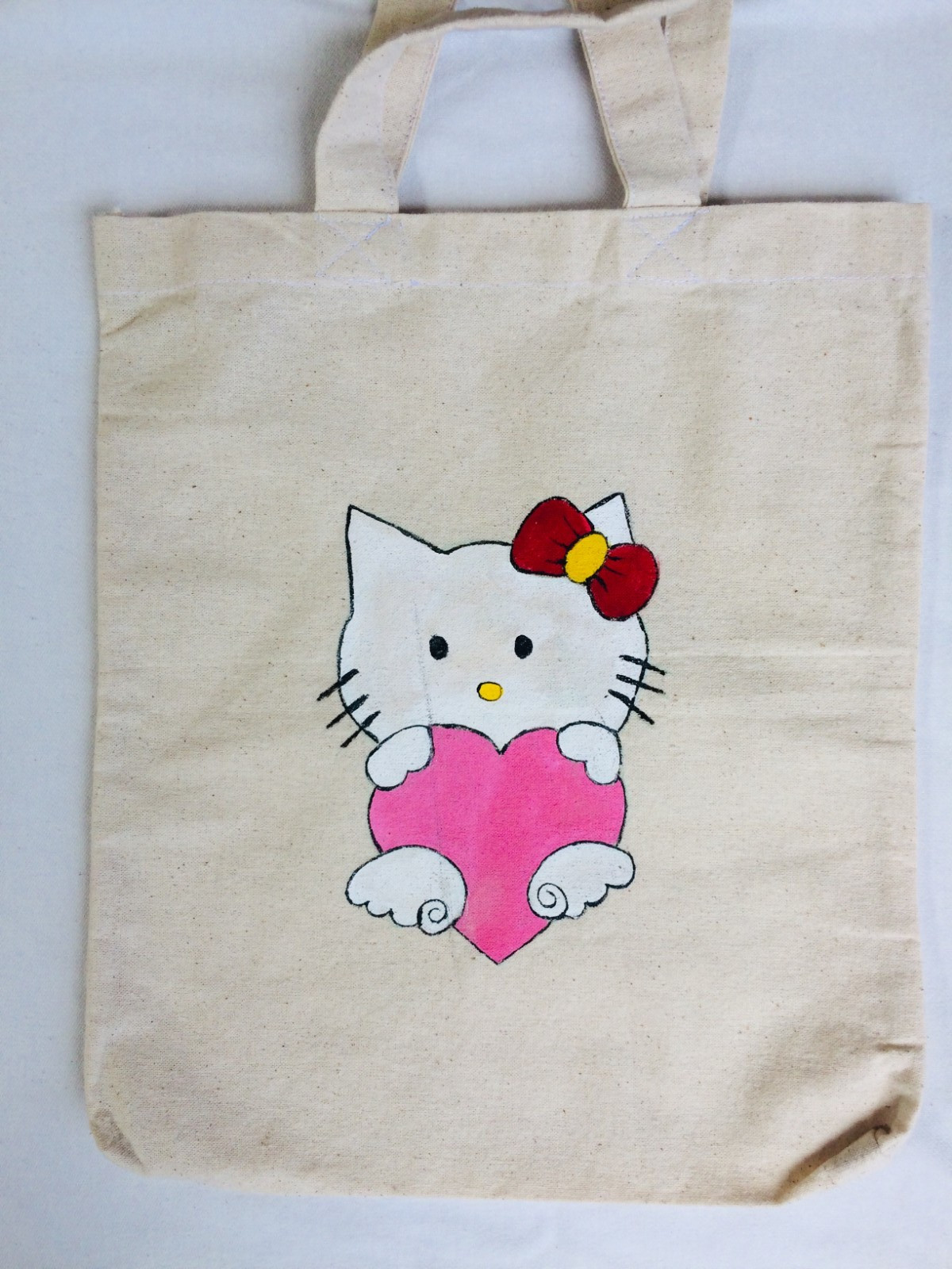 Tote bag Hand-painted beautiful Cotton Eco-Friendly free shipping
