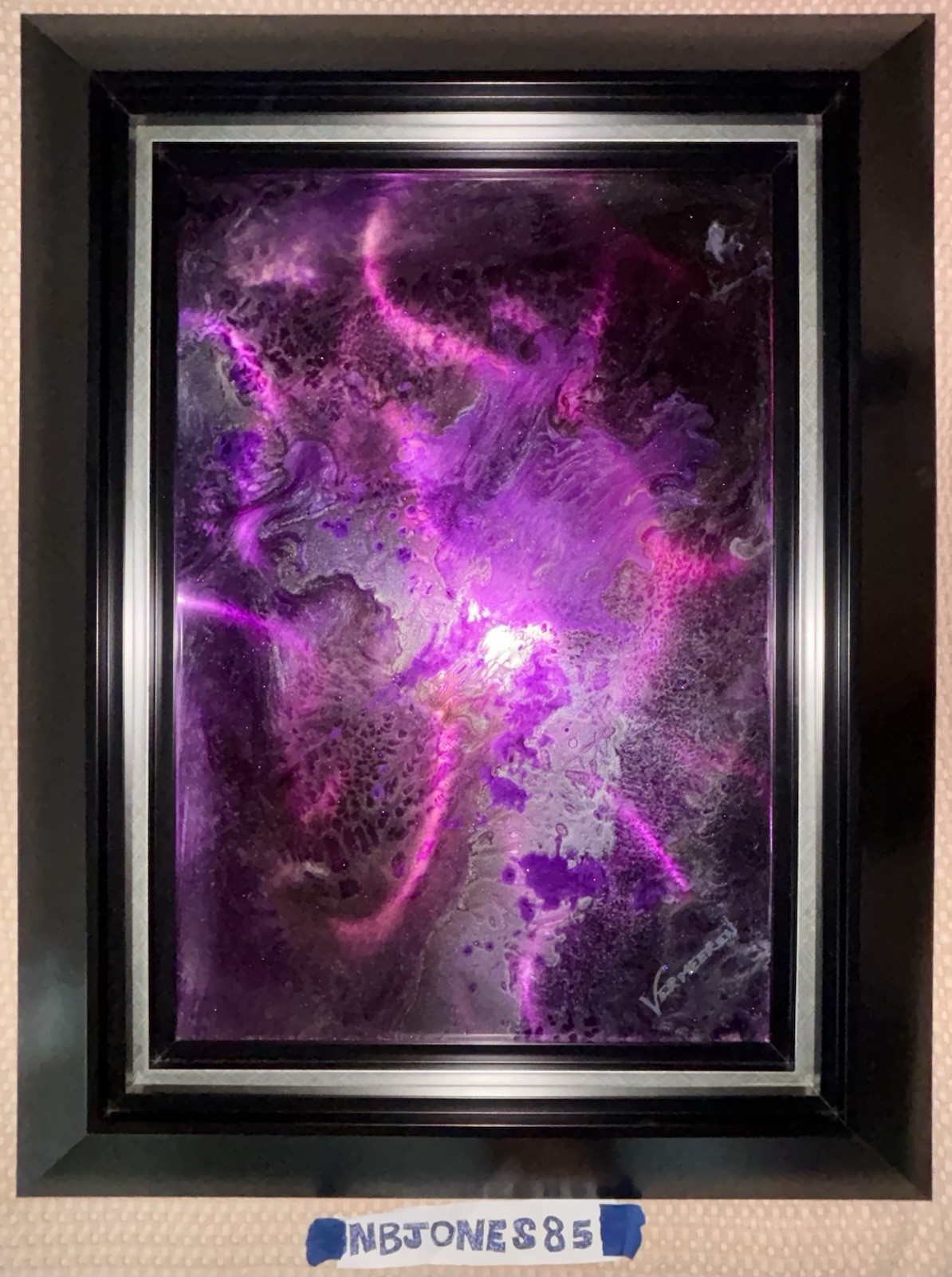 Jeff Vermeeren EDGE OF TRUTH Original Mixed Media on Aluminum COA $5700Appraisal