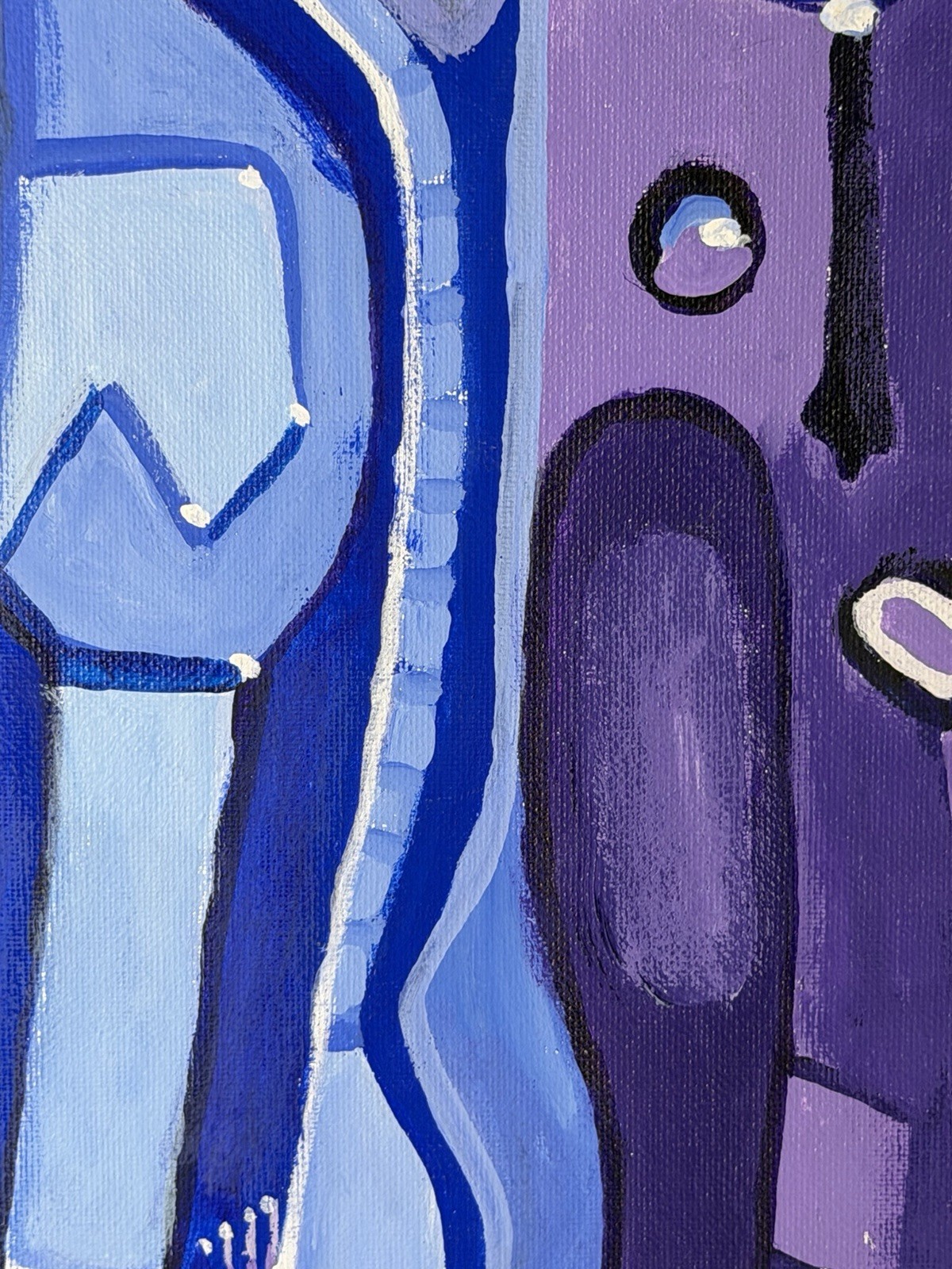 Visionary Expressionist Dream Painting By New York Outsider Artist Louise Abrams