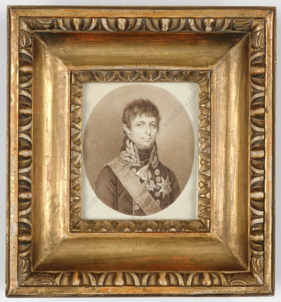 Friedrich August Junge (1781-1841) «Crown Prince Karl August of Sweden» (m)