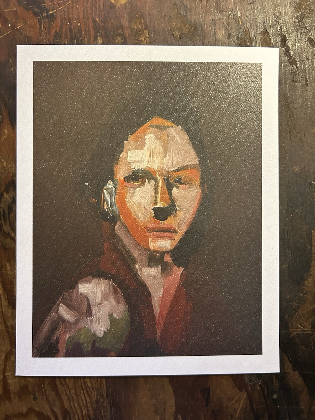 Parsons People PRINT Signed. 8×10 Textured 100 Lb Art Stock.