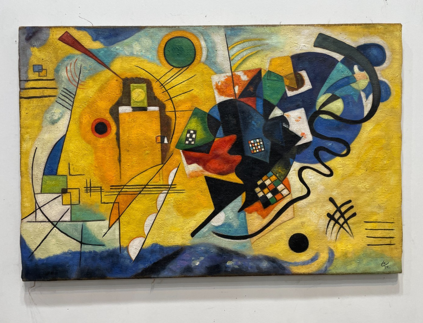 Wassily Kandinsky Painting – Abstract art – geometric art