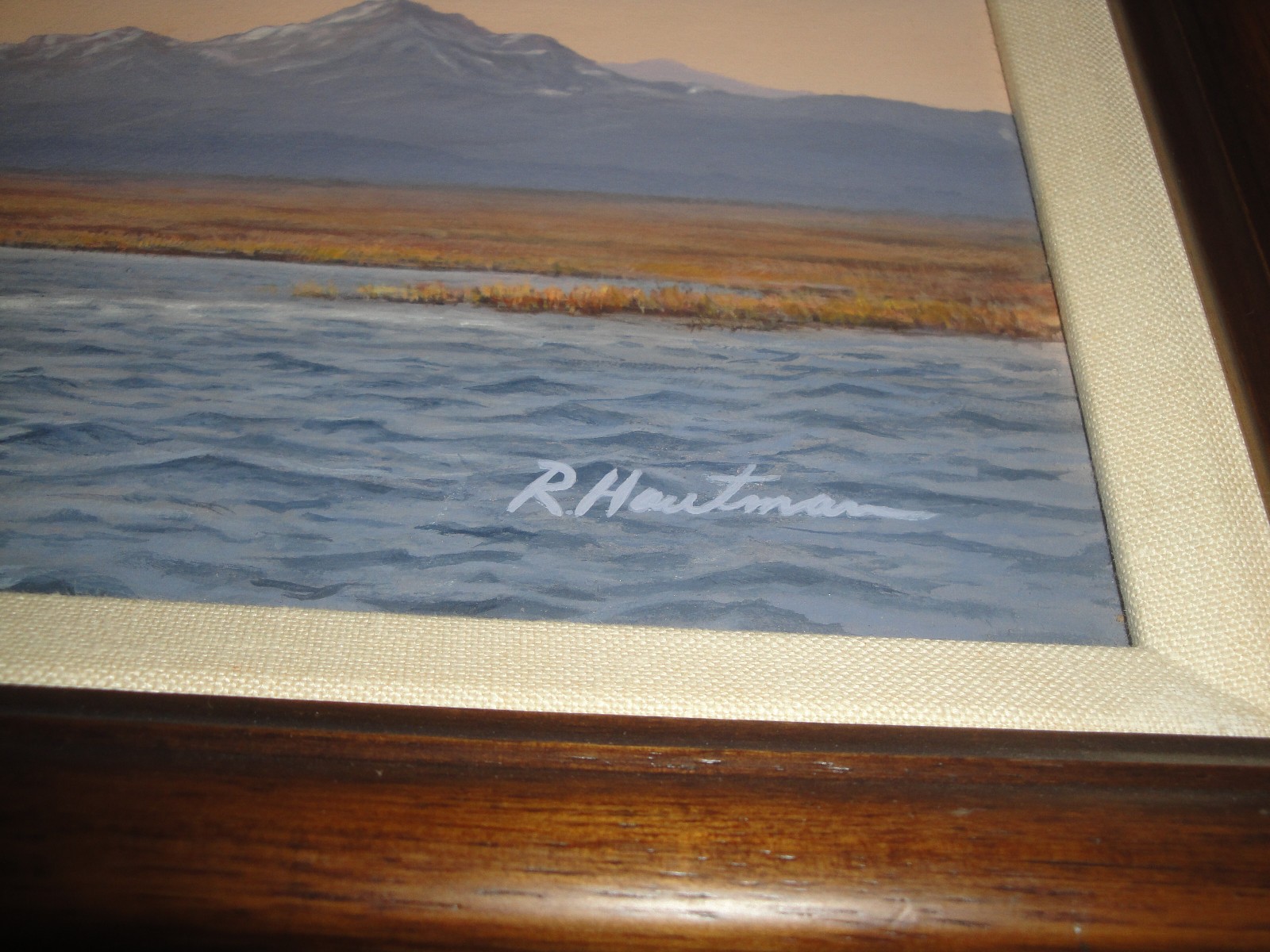 ORIGINAL Painting By Robert Hautman 1987 2nd Place Washington State Duck Stamp!