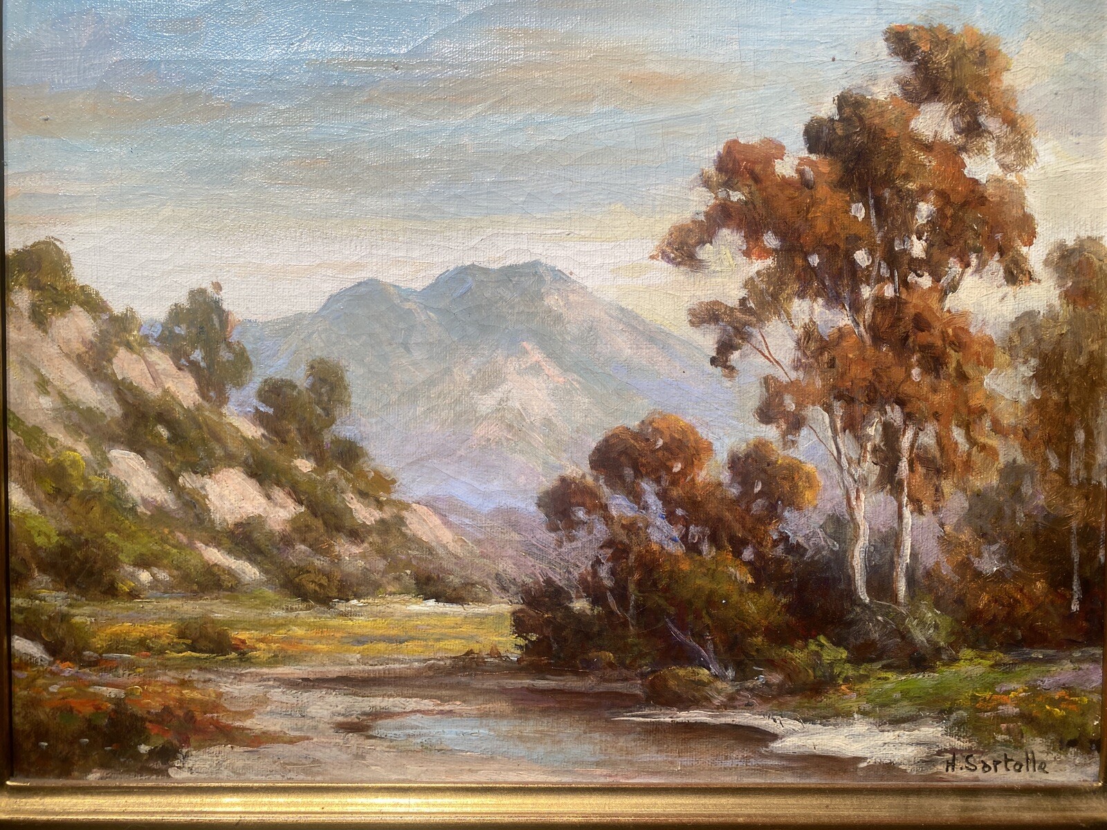 Hebert SARTELLE, «Mt Baldy, San Gabriel Valley» The Itinerant Artist of the West