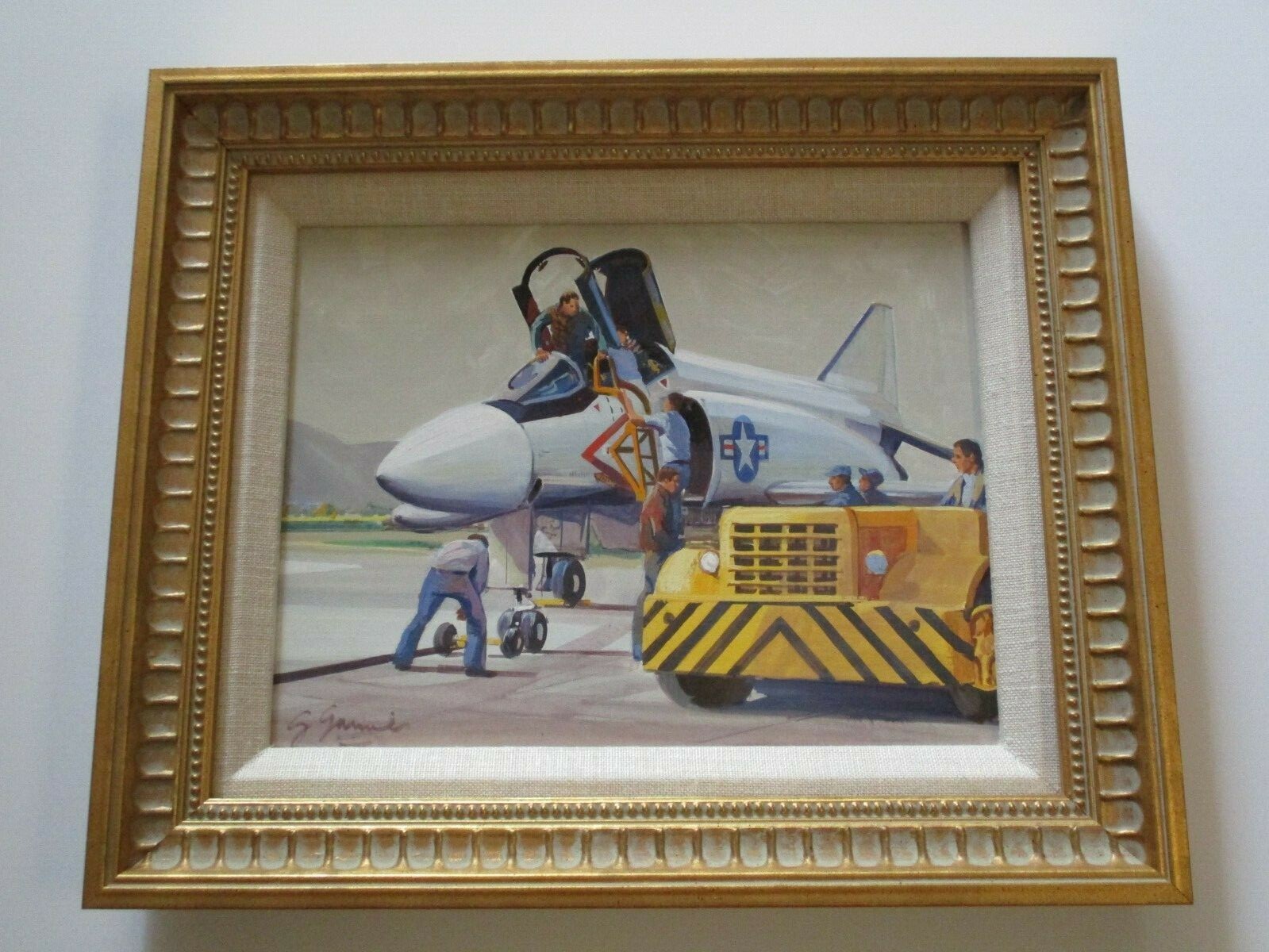 VINTAGE AVIATION AIRFORCE UNITED STATES MILITARY JET PILOT TECHNOLOGY SIGNED