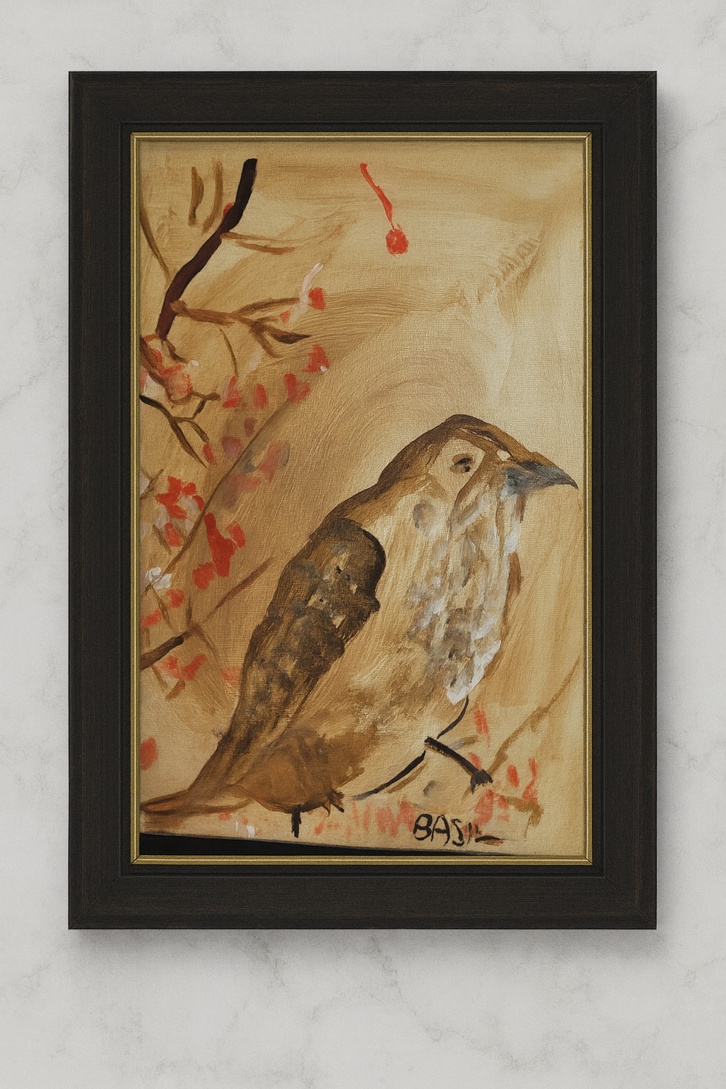 Songbird Neo Expressionism Original Artwork on Canvas