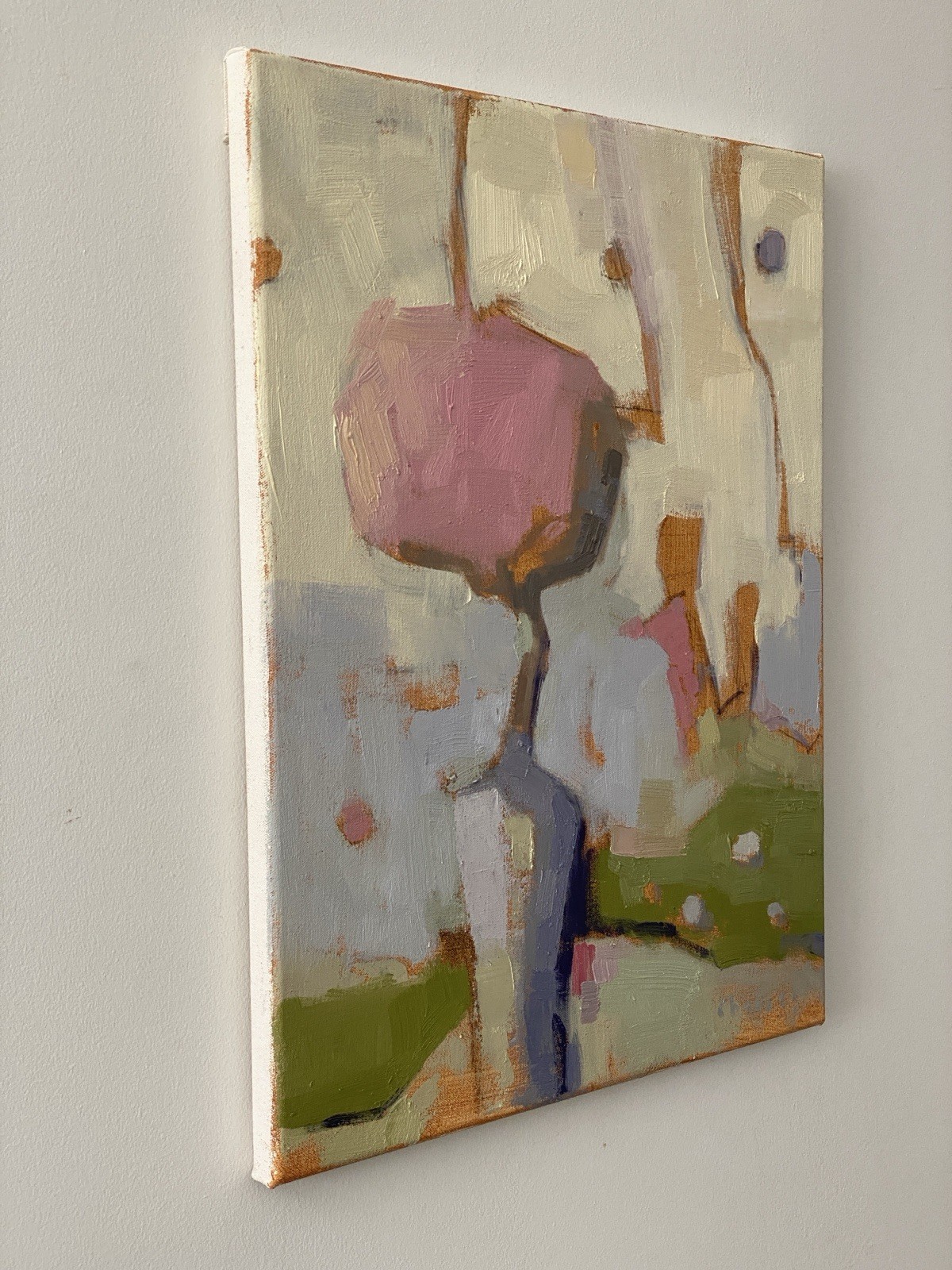 Surreal Abstract Landscape Unique Oil Painting on Canvas 16×20 Aldo Cherres Art
