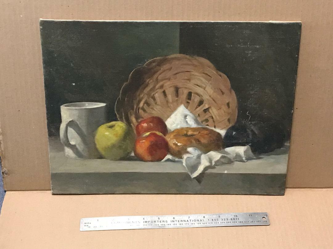 Vintage NATHANIEL GIBBS Still Life fruit Maryland