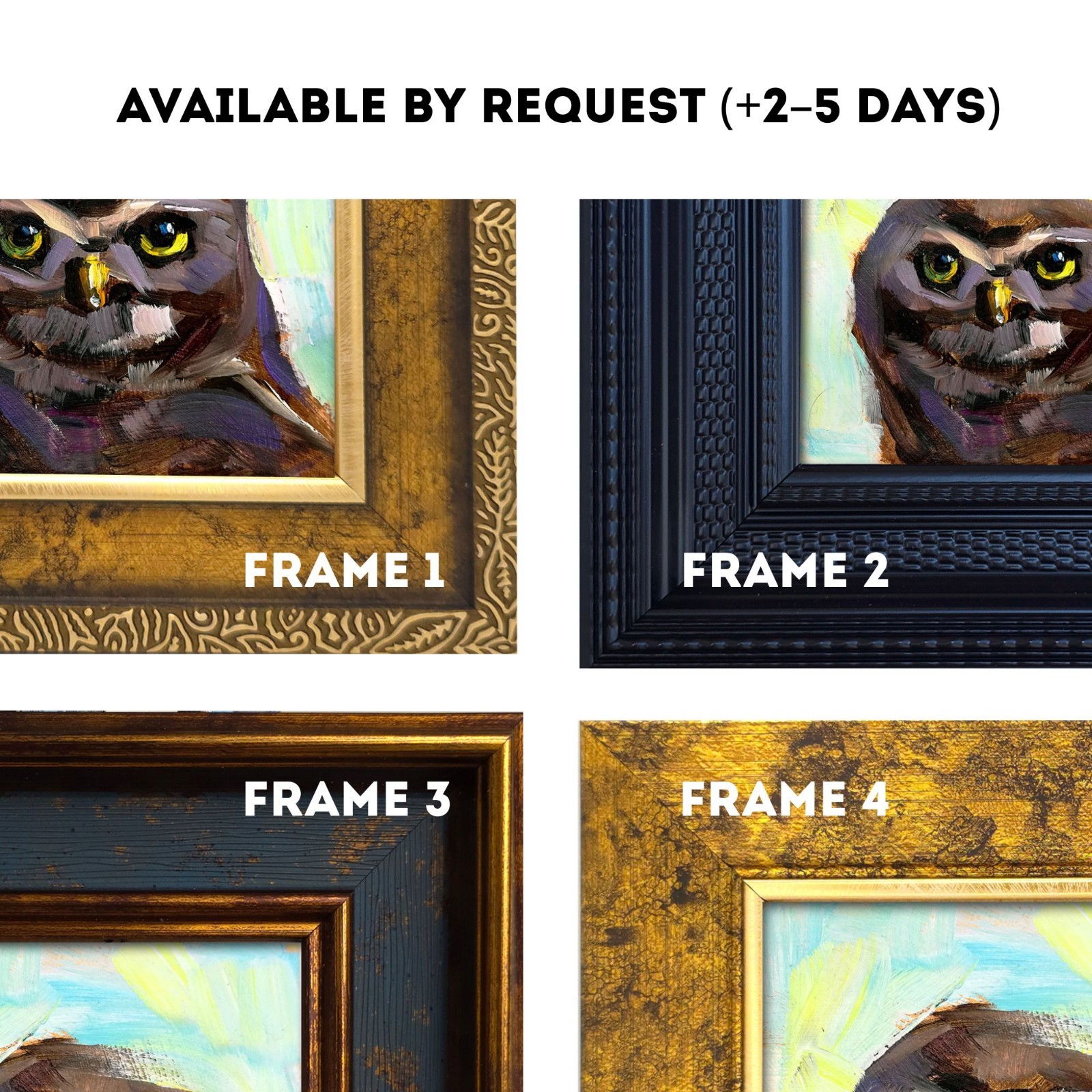 Original Oil Painting Crow Raven Art Black Bird Impressionism MADE TO ORDER