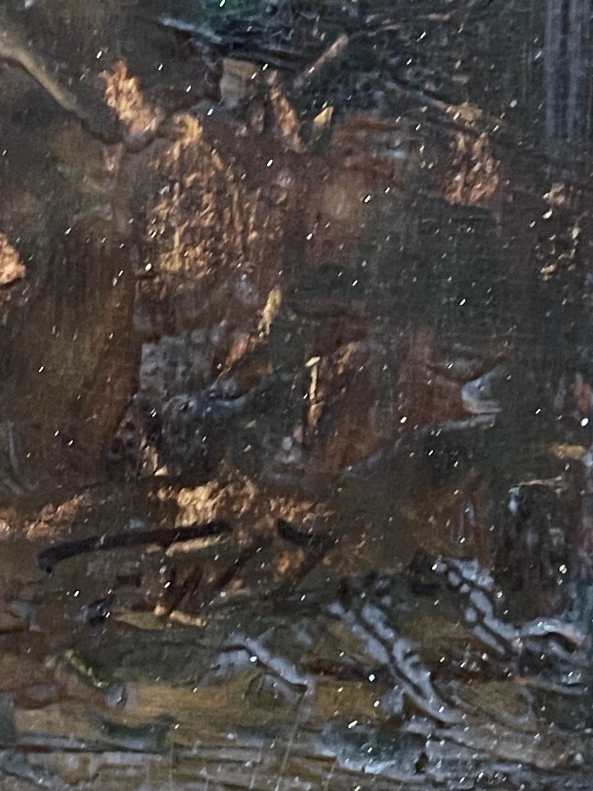 Unidentified Artist / Illegibly Signed (XIX Century) «Rustic Genre Scene»