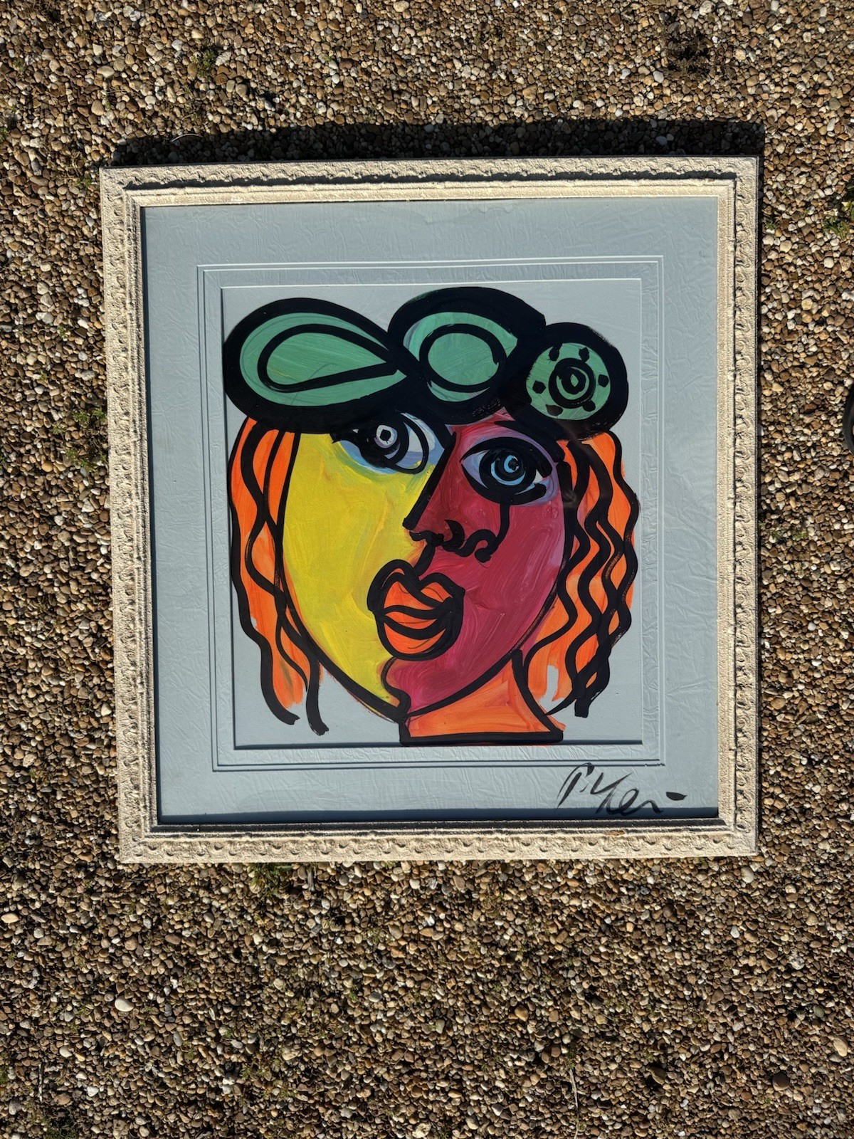 Peter Robert Keil Masterpiece Painting Framed 36+33