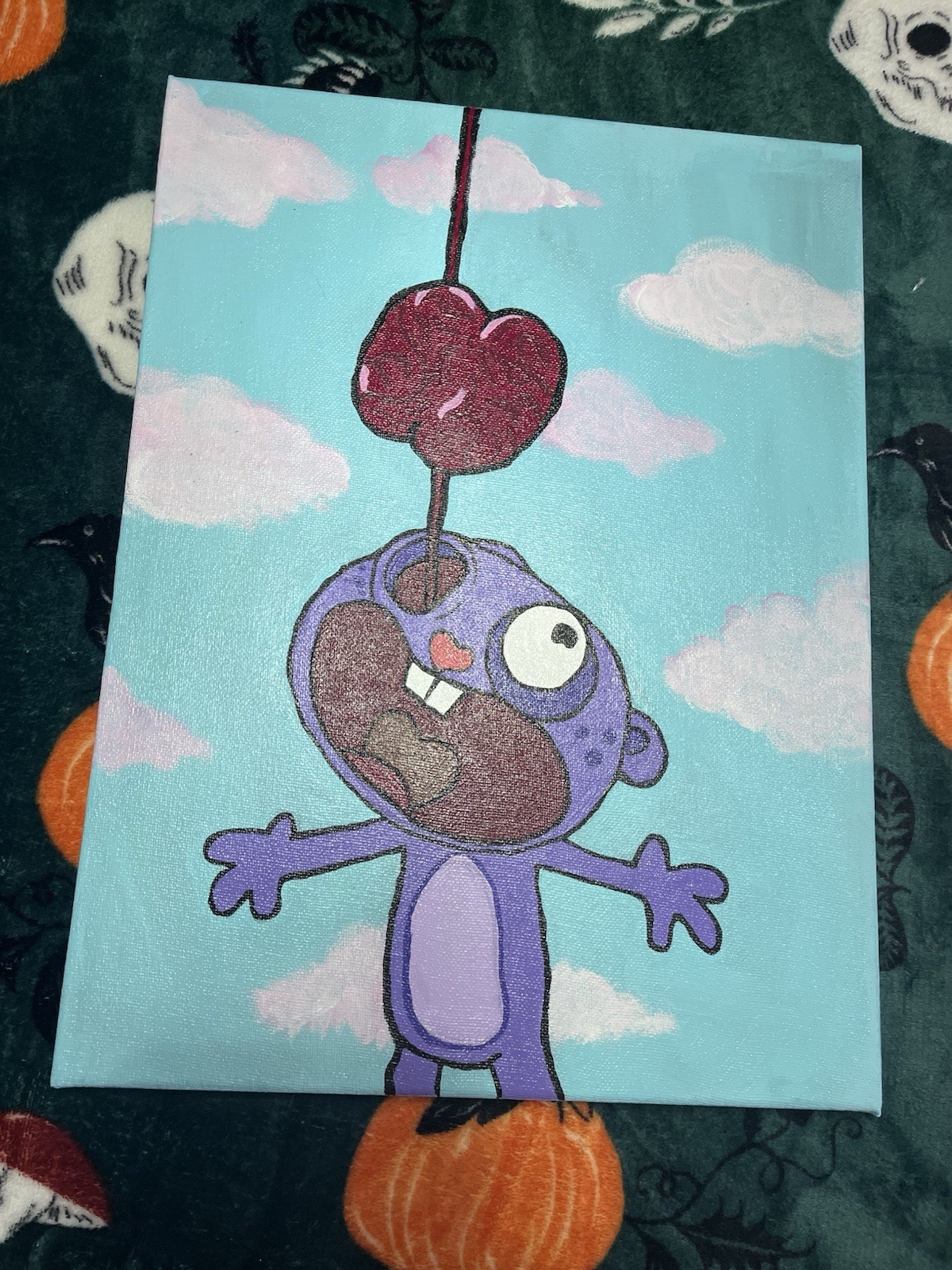 Canvas Painting – Happy Tree Friends – Animation Theme – Unframed nostalgia art