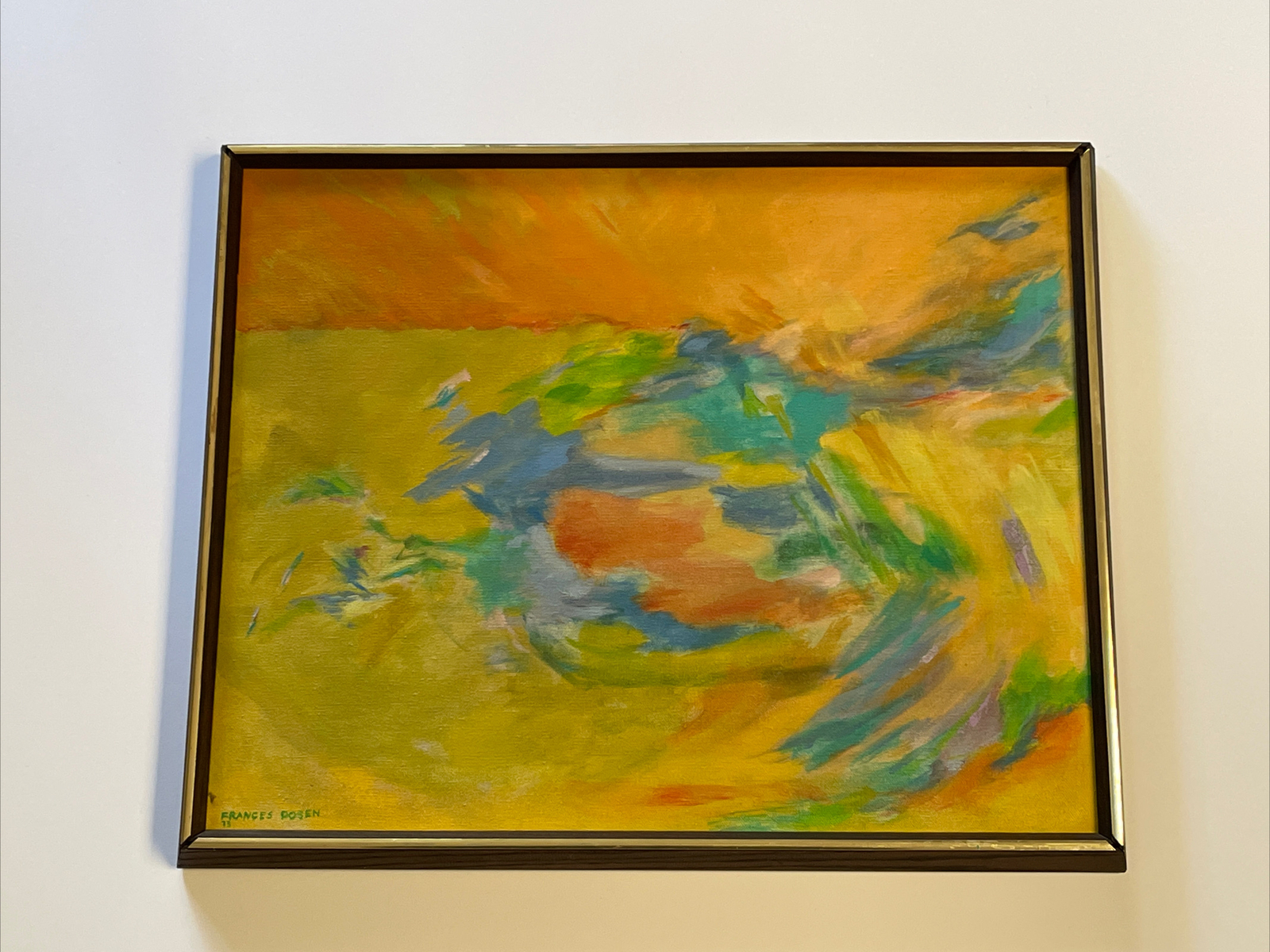 Abstract Painting Expressionism 1970’s Non Objective Modernism Frances Posen