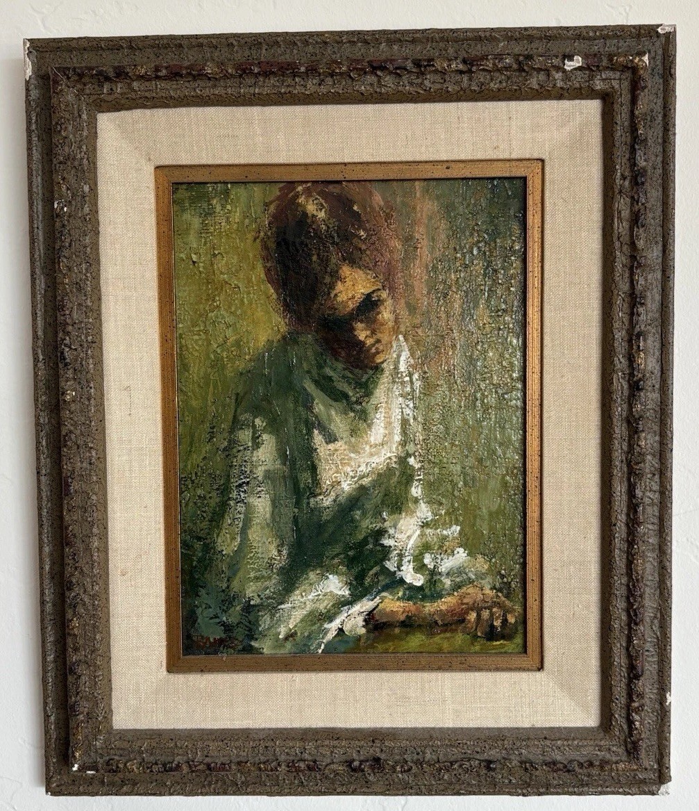 WARNER BAIRD Oil Painting Impressionist Original Art Signed by Artist 15” x 18”