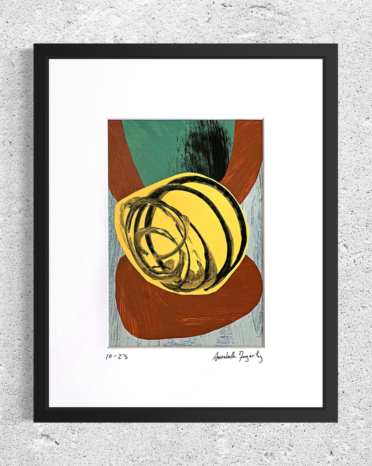 Set Of 8 Original Still Life Collage 8×10 Matted Contemporary Kitchen Wall Art