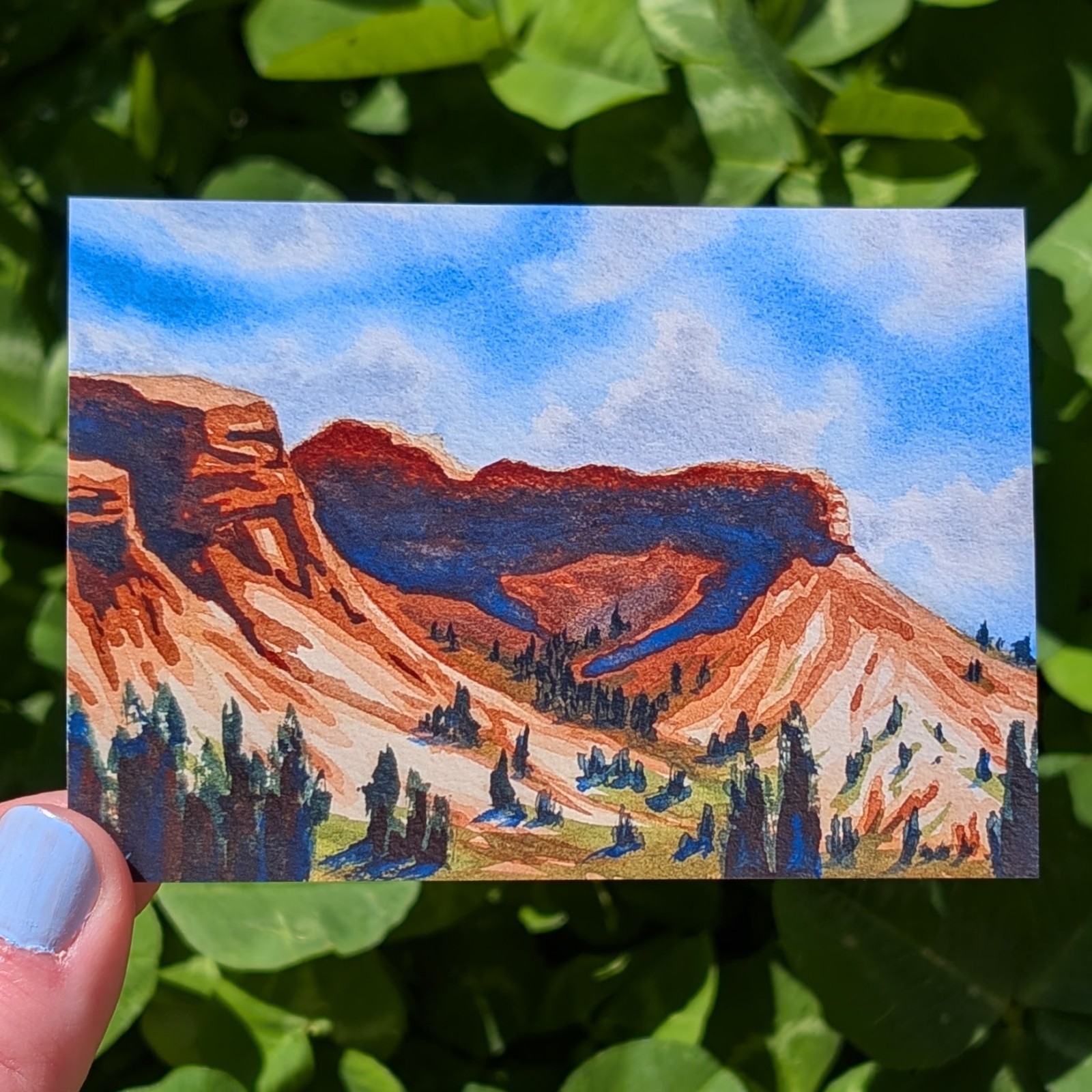 ACEO Print, Desert Canyon Wild West Landscape, 2.5″ x 3.5″