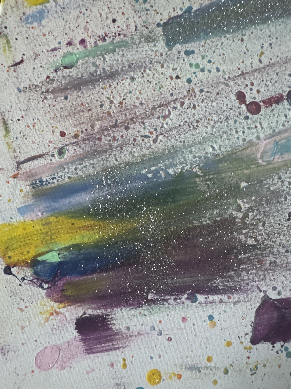 Comet Galaxy Painting
