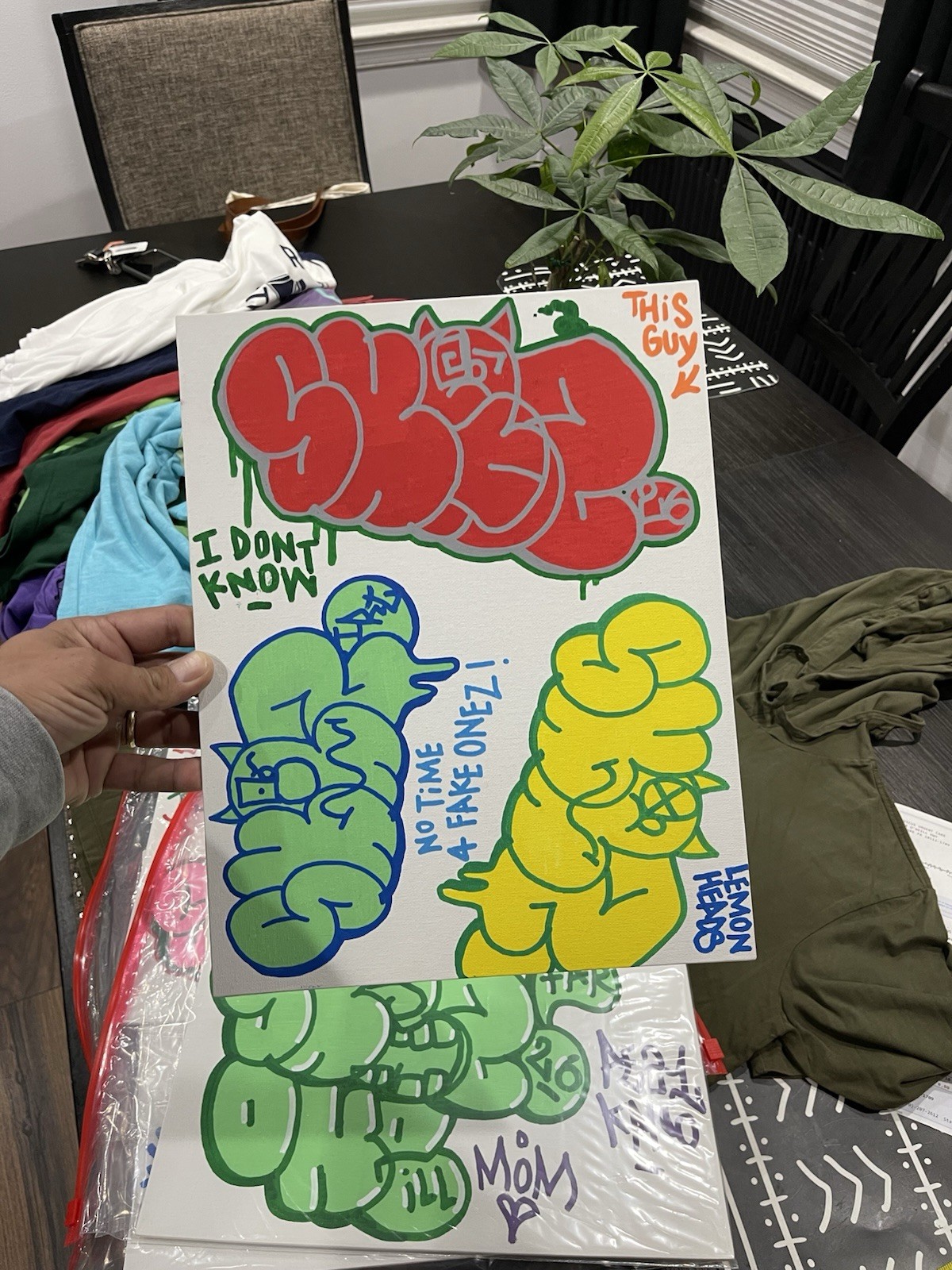 Nyc Graffiti Art On Canvas
