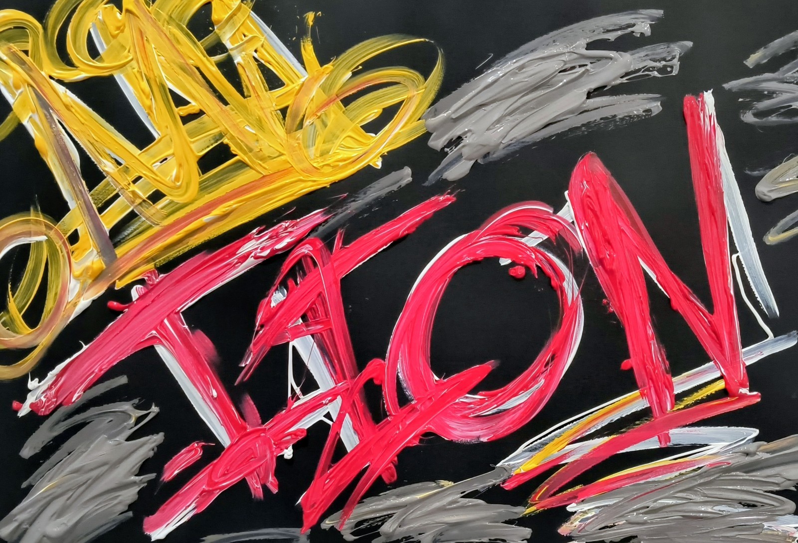 Trey Coppland, ICON Abstract Graffiti Acrylic Painting, 24+36 in, 2026, Signed