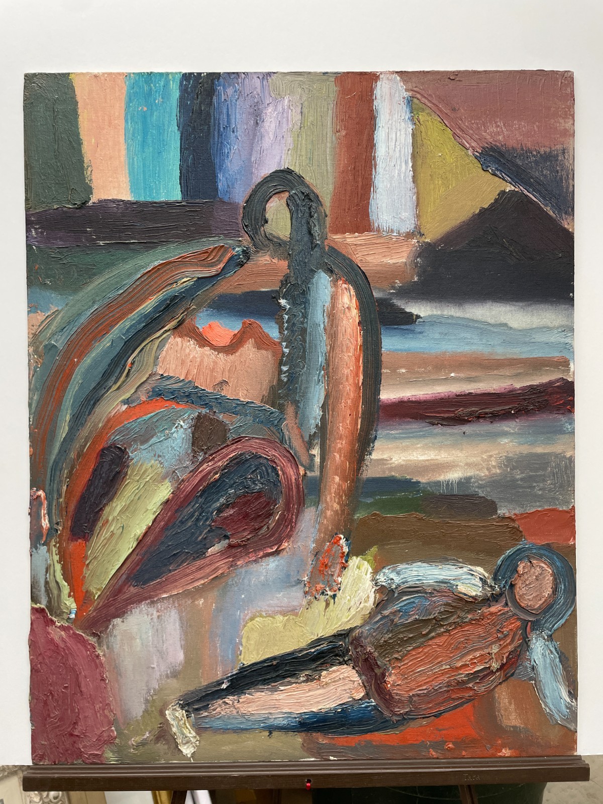 Acrylic Artwork on Art Board «Untitled» 24X30