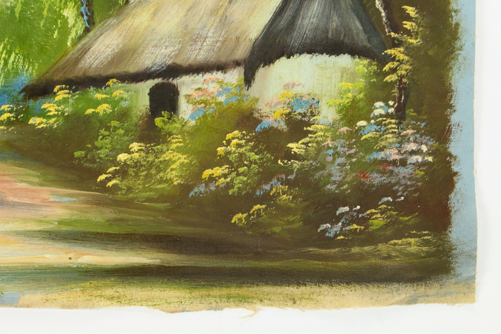 = Ecuadorian School (ea. 20th c.) O/C, Attrib. to Moncayo Family, Water Side Hut