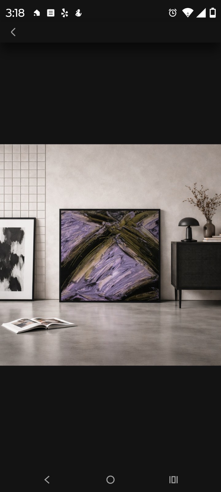 Trey Coppland, Fault Line Abstract Acrylic Painting, Medium, Original, Signed