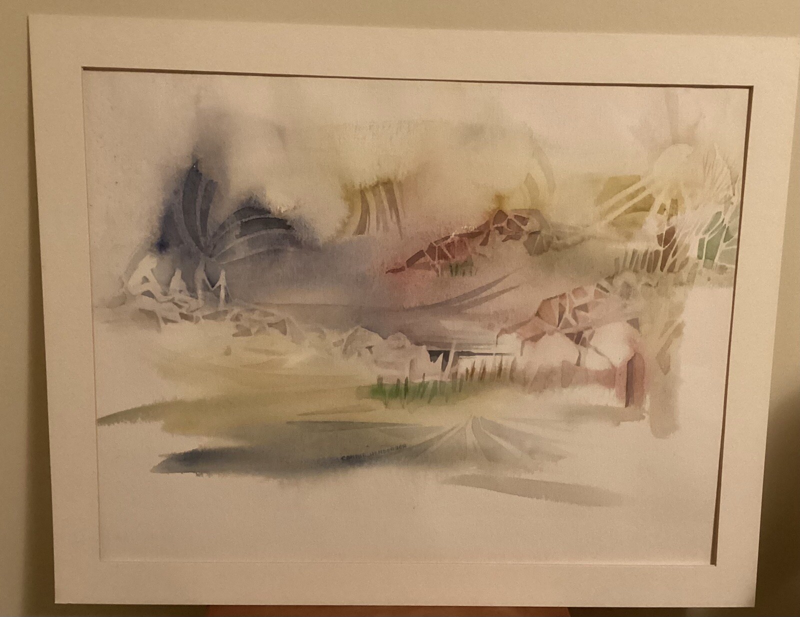 Maine Artist Connie Henderson Watercolor Painting 20” x 16” Impressionism