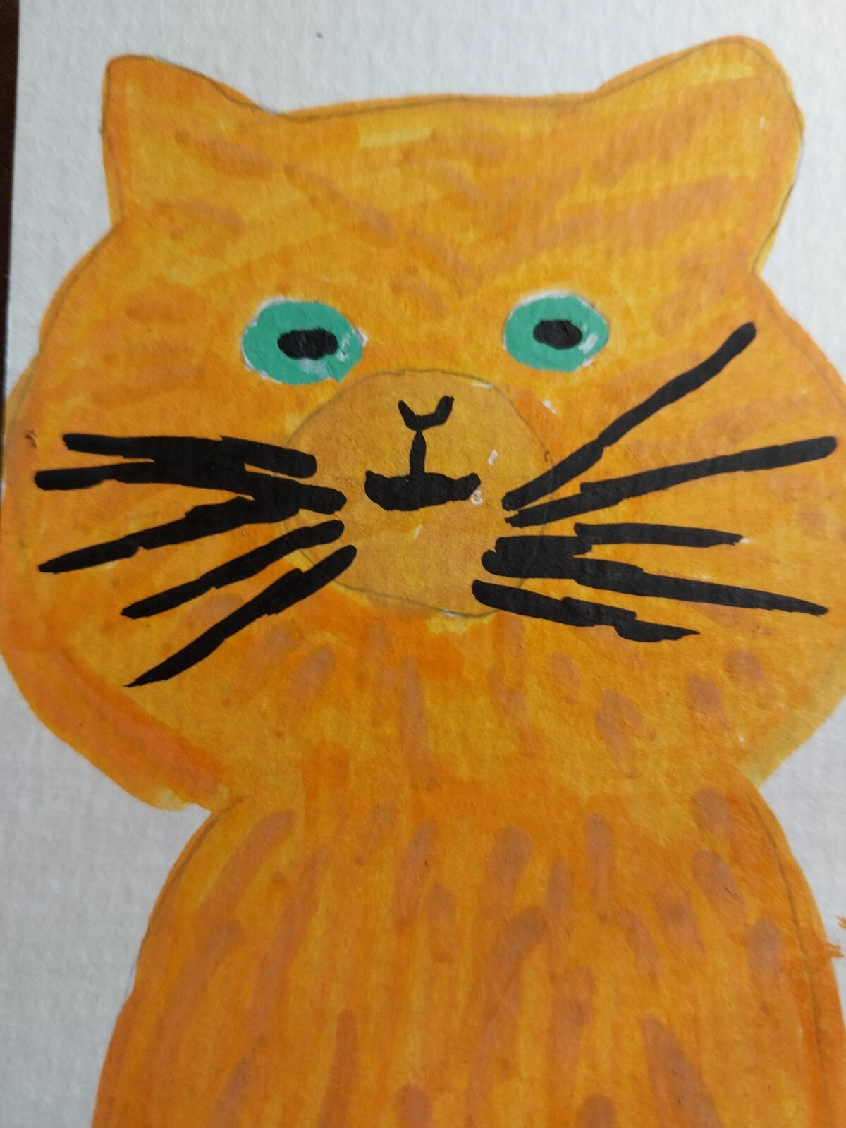 GAT PAINTINGS IMPRESSIONISM ORIGINAL COLLECTIBLE WHIMSICAL ANIMALS CAT KITTEN