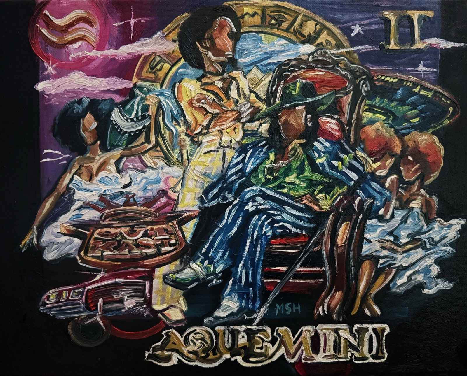 Outkast – Aquemini Album Oil Painting