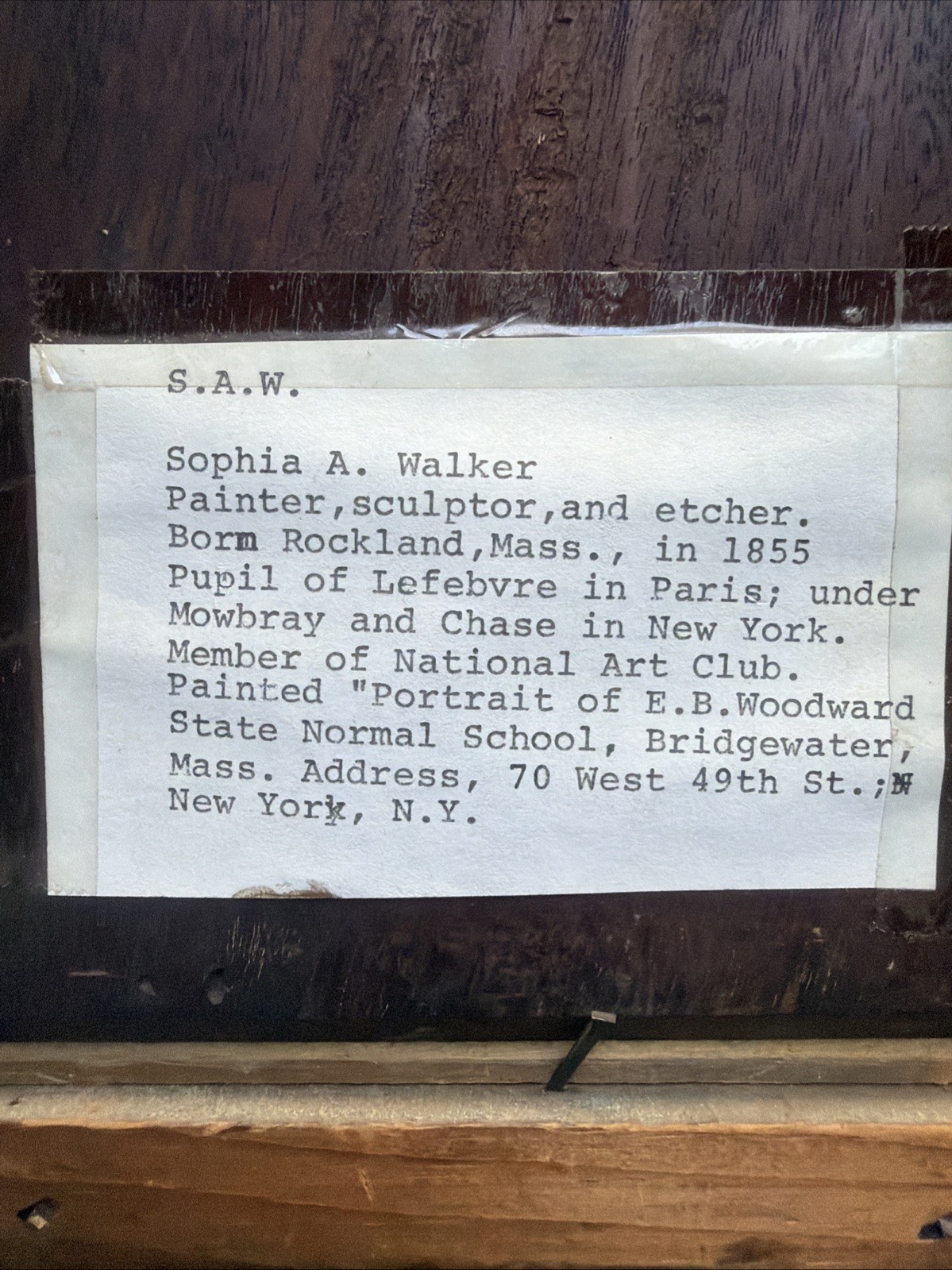 Medium Mid-19th Century AMERICAN Oil Painting Portrait of Girl Sophia Walker