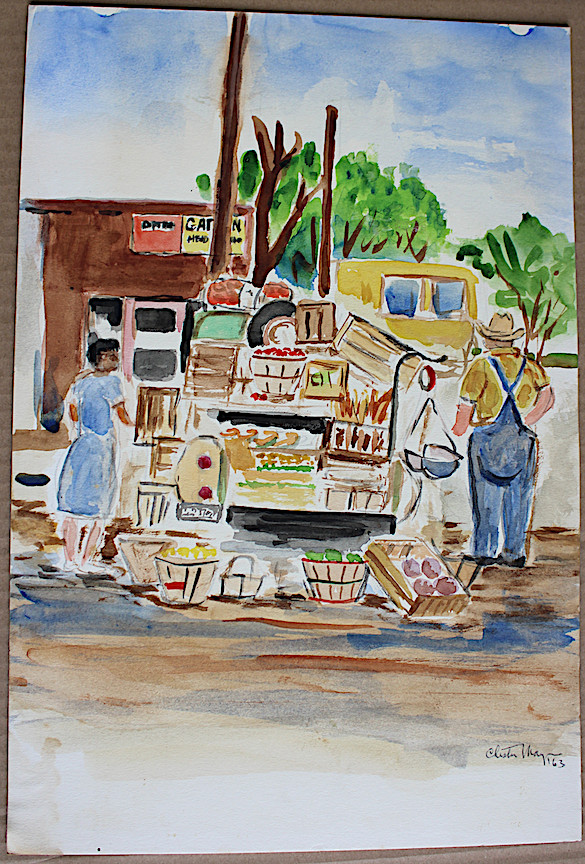 1950 CHESTER J. MAYER Painting WISCONSIN CALIFORNIA Listed Oconomowoc, Wi