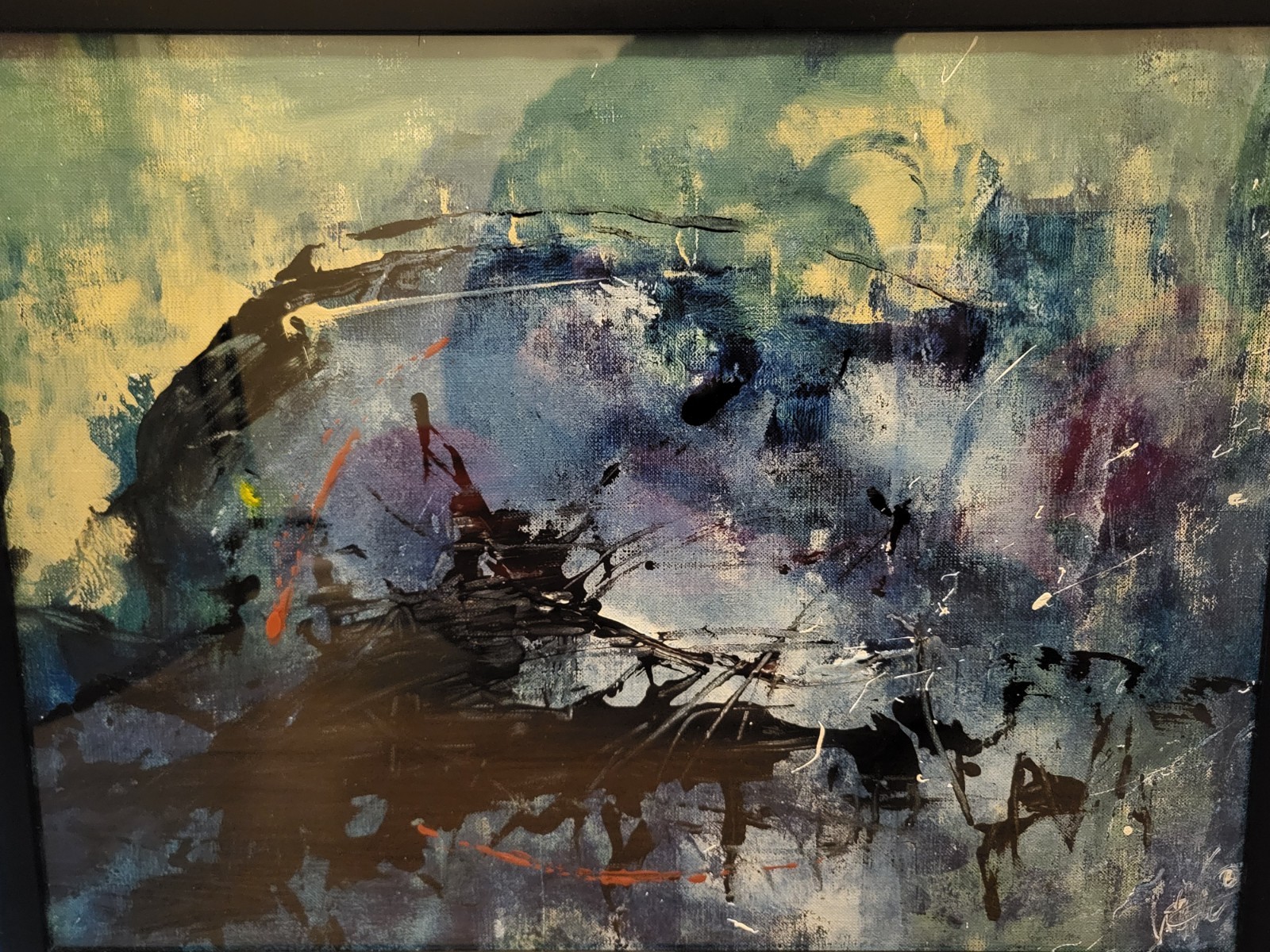 Original Deep Modern Contemporary Abstract Piece
